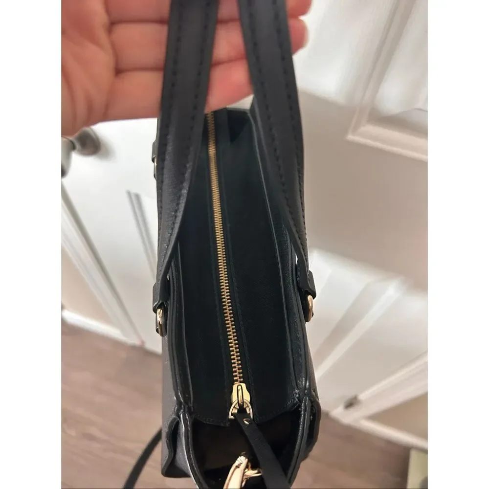 Kate Spade Laurel Way Jeweled Small Hadlee Black Satchel & Crossbody